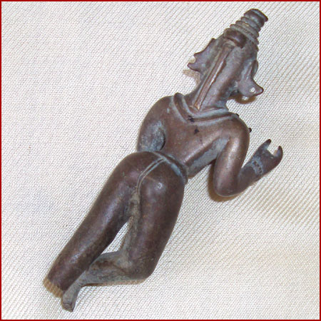 ANTIQUE DARK BRONZE 11TH 13TH CENTURY KRISHNA TAMIL NADU? INDIA  